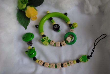 Geschenkset- Schnullerkette und Greifling 22,00 Euro