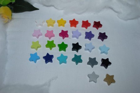 Sterne in weiß, pastelgelb, gelb, orange, rot, bordeauxrot, roasa, babyrosa, pink, flieder, blaulila, purpurlila, lemon, gelbgrün, grün, dunkelgrün, pastelblau, babyblau, skyblau, dunkelblau, helltürkis, türkis, grau, schwarz, silber, gold