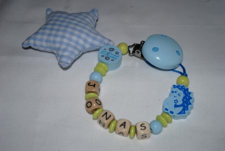 Schnullerkette mit Stoffstern 15,00€